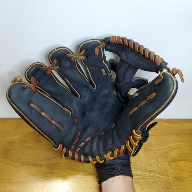 ミズノ 松井秀喜モデル 限定 ゴジラ型ウェブ 左投げ用 外野用 軟式グローブ