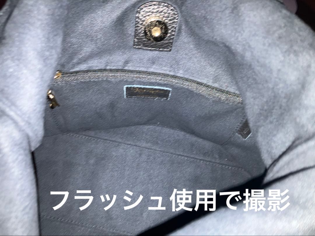 銀座かねまつ　ショルダーバッグ　黒