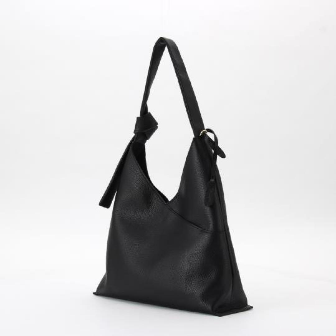 銀座かねまつ　ショルダーバッグ　黒