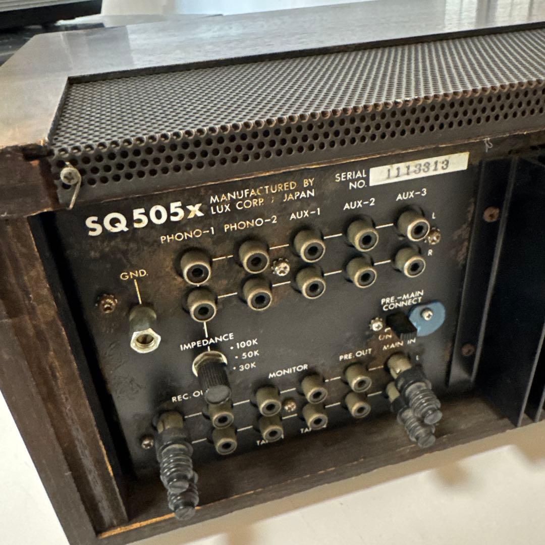 LUXMAN SQ505X プリメインアンプ ソリッドステートインテグレーテッド
