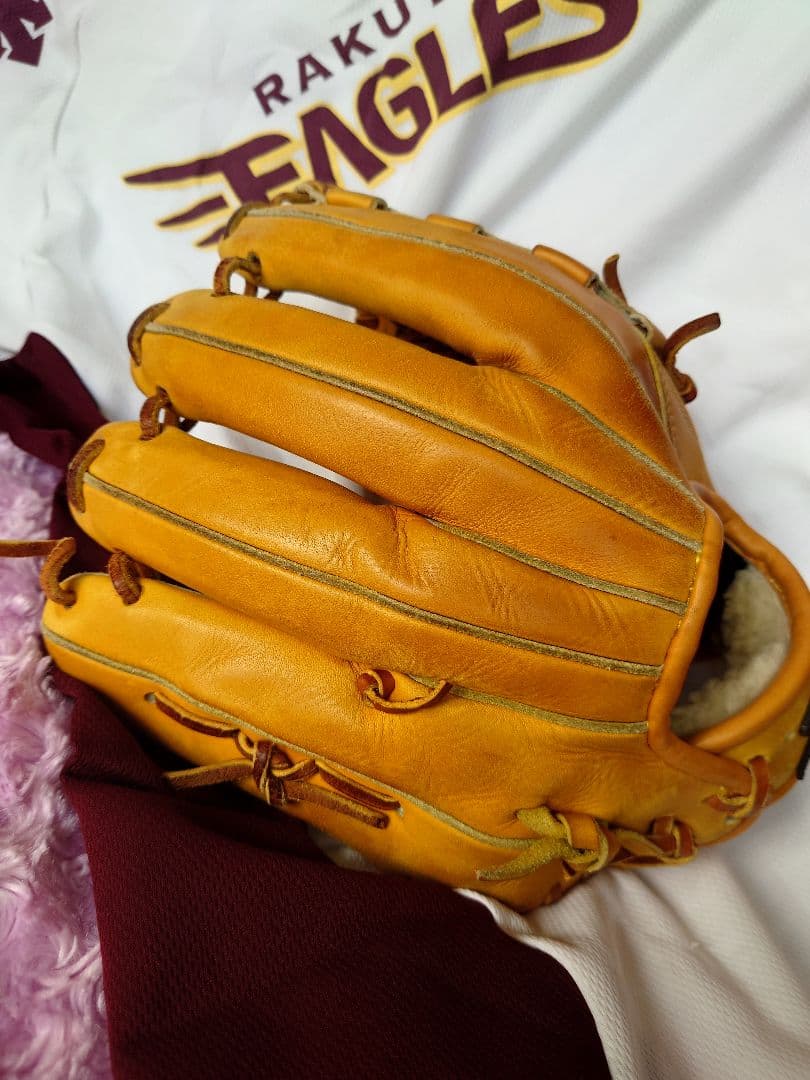 NPB 選手支給　硬式内野手グローブ