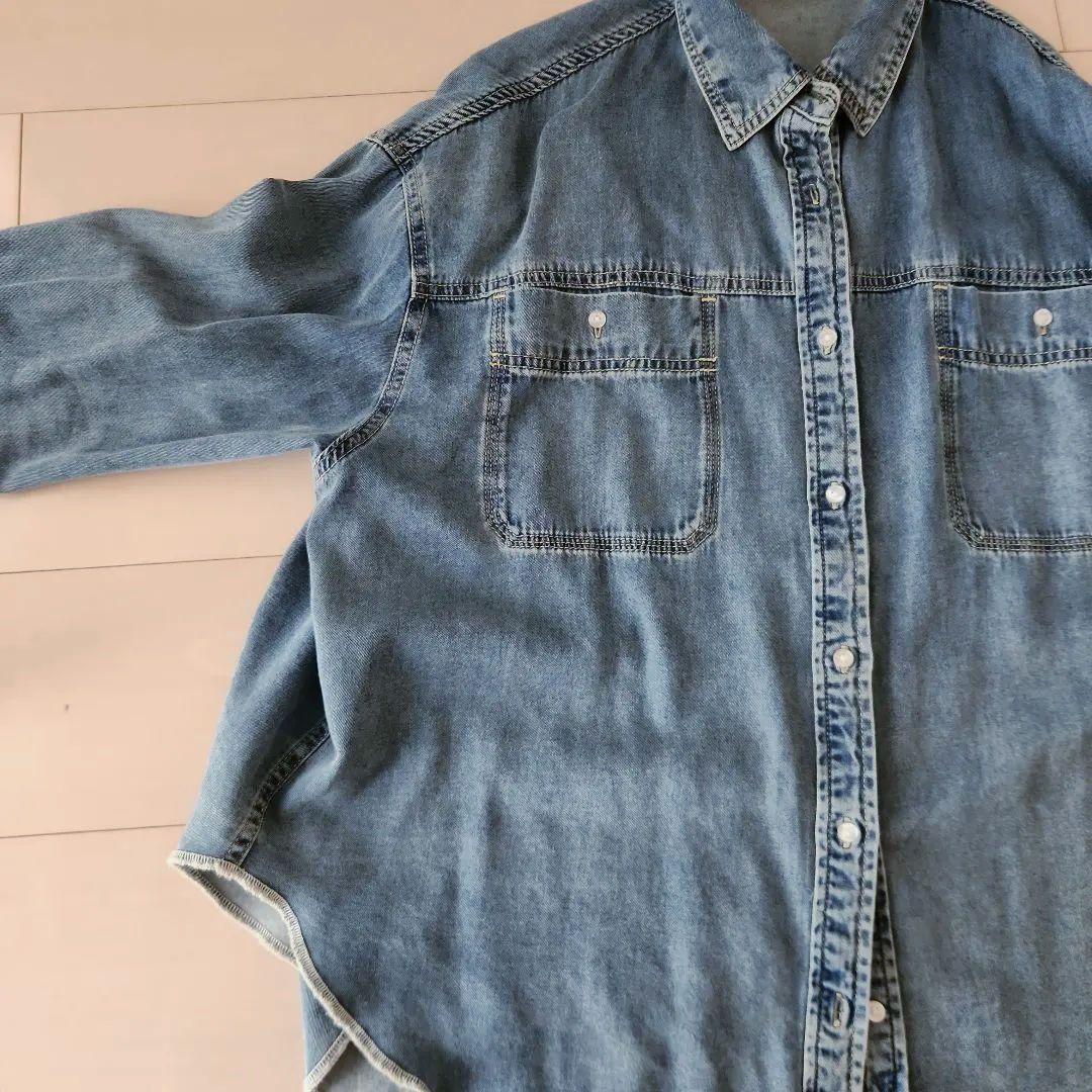 人気完売商品！新品　DOUDOU リヨセルデニムシャツ　2025年購入　ドゥドゥ