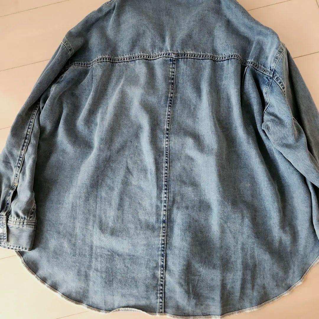 人気完売商品！新品　DOUDOU リヨセルデニムシャツ　2025年購入　ドゥドゥ