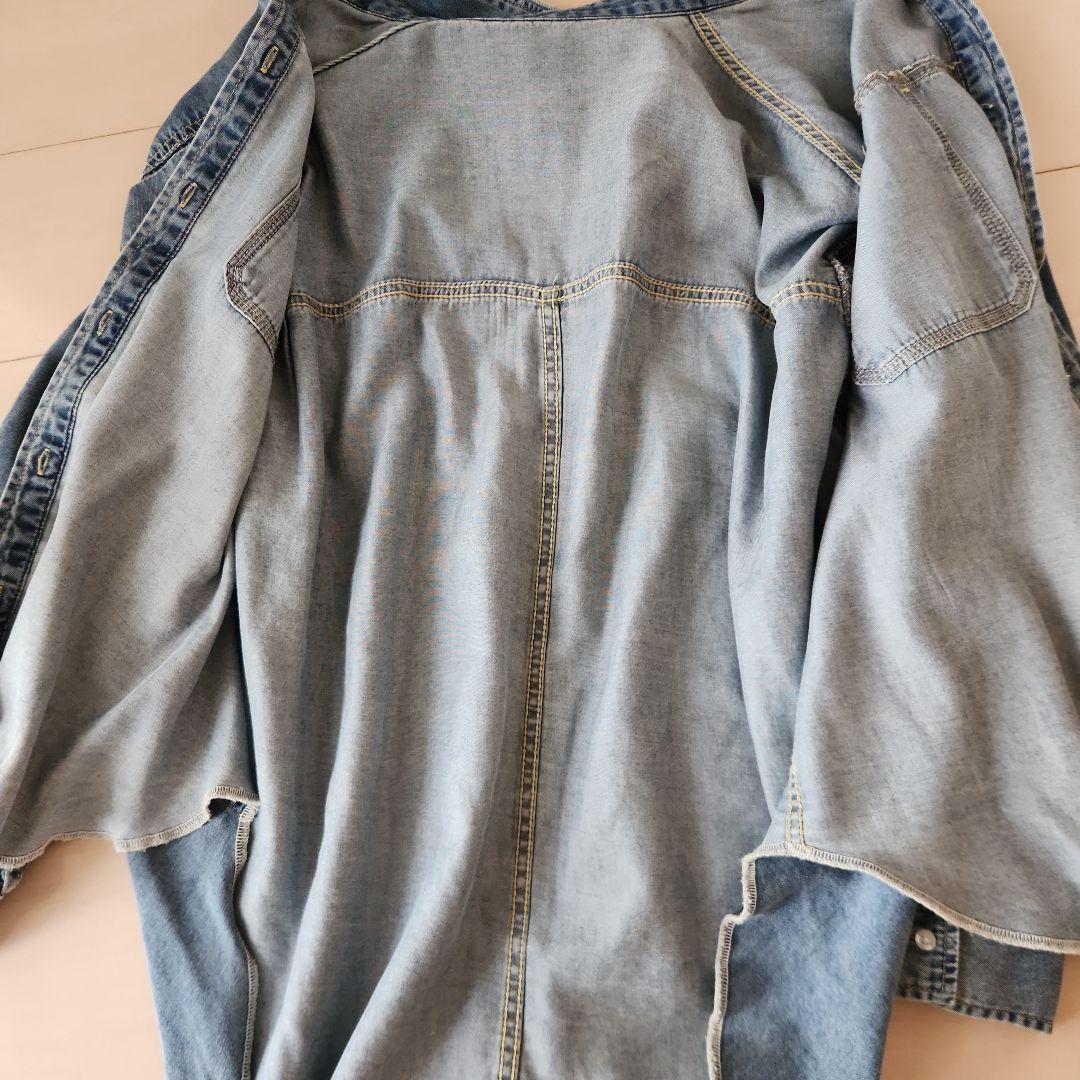 人気完売商品！新品　DOUDOU リヨセルデニムシャツ　2025年購入　ドゥドゥ