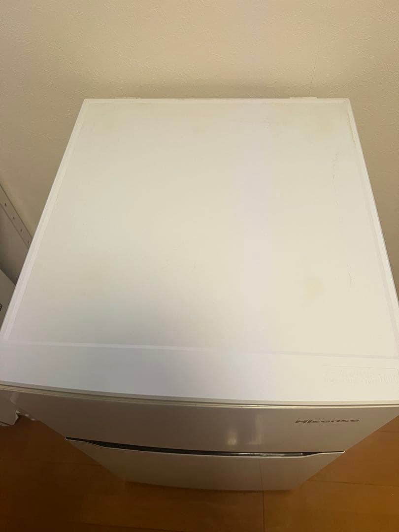 Hisense HR-B95A 2ドア冷蔵庫 ホワイト　送料込み