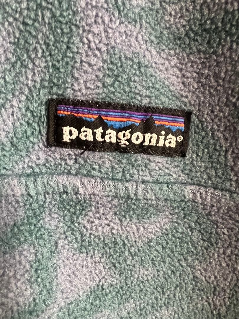 90s パタゴニア Patagonia 雪なしタグ スナップT 総柄