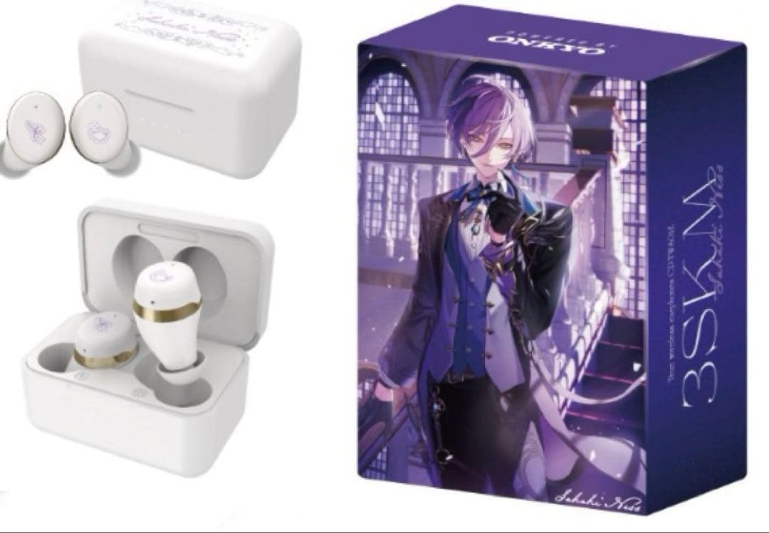 榊ネス　ONKYO ワイヤレスイヤホン 専用充電器　セット　にじさんじ