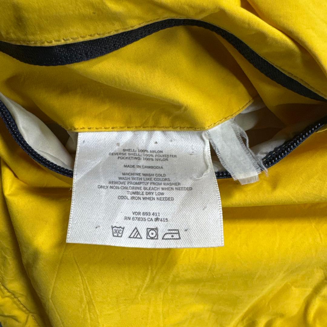 90s古着NAUTICAリバーシブルウォームアップ短丈ドローコード裾T70