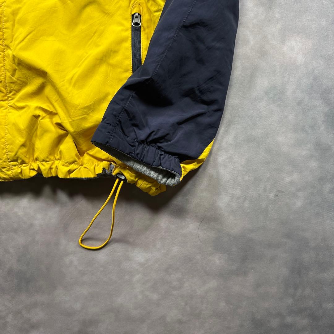 90s古着NAUTICAリバーシブルウォームアップ短丈ドローコード裾T70