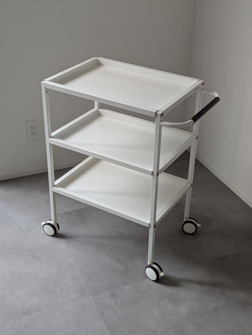 USED/スチール ワゴンラック メディカルワゴン モダン サロンワゴン