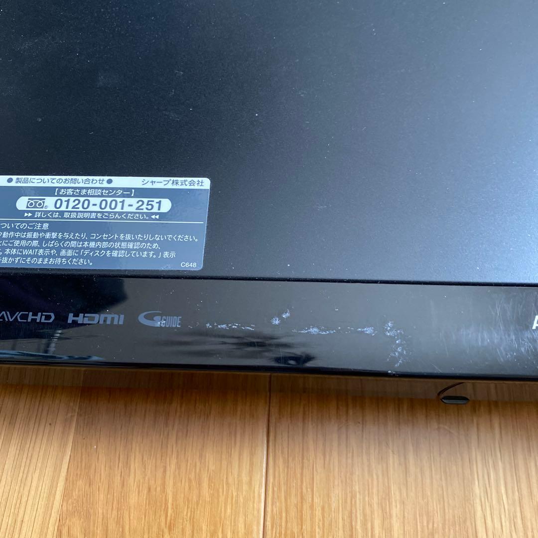 ジャンク シャープ AQUOS BD-W1200 ディスクレコーダー