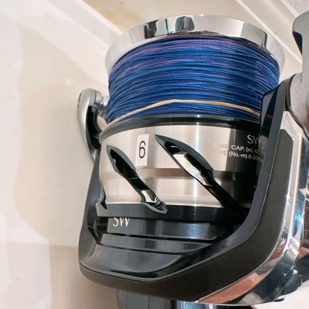 シマノ　21 ツインパワー　SW 14000PG + バリバス　6号ライン