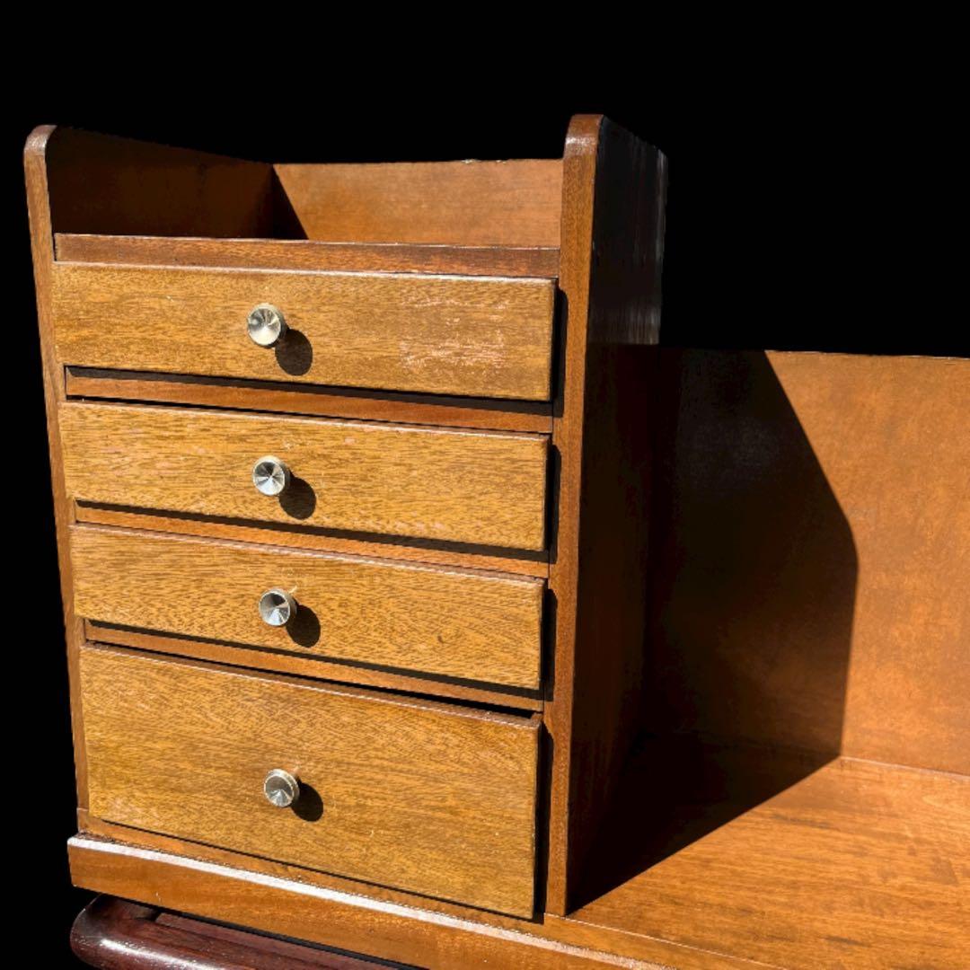 卓上チェスト　引き出し　昭和　本棚　レトロ