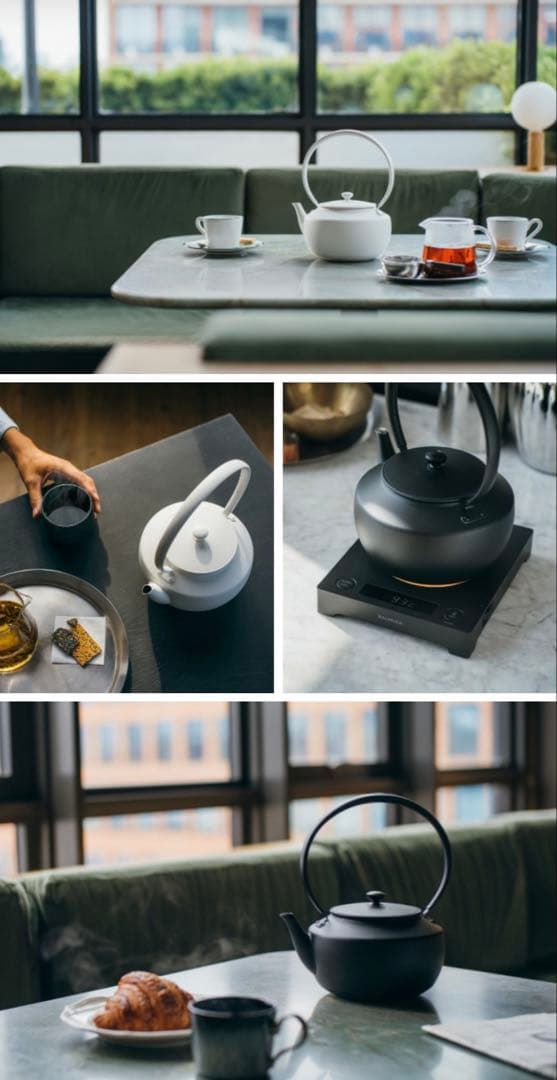 バルミューダ　ムーンケトル　温度調整機能付電気ケトル BK 定価27,500