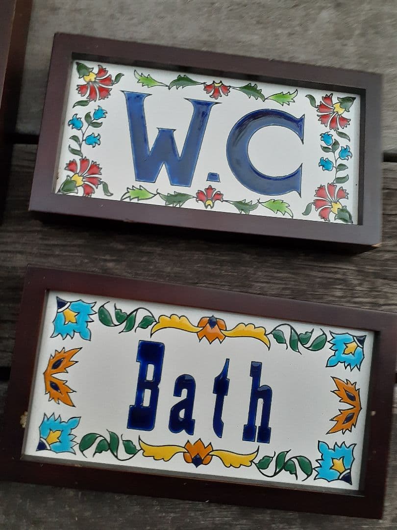 【ぶらんしぇ】ギリシャ風景　壁掛けアートタイル　4枚セット+2枚