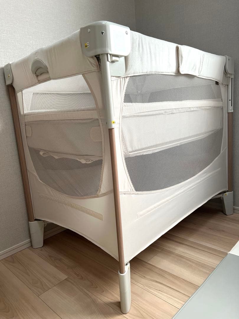 Aprica ココネルエアーリュクス ナチュラルベージュ ベビーベッド