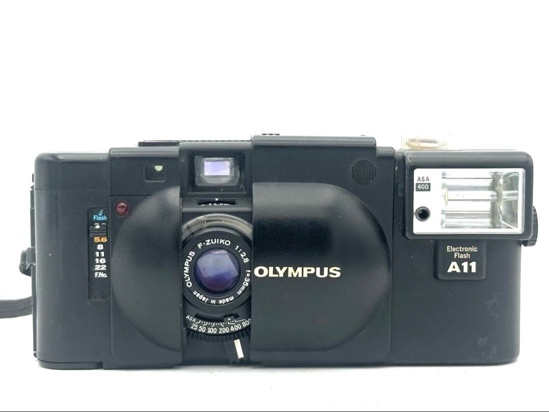 【完動品】OLYMPUS XA + A11 フィルムカメラ 動作確認済み