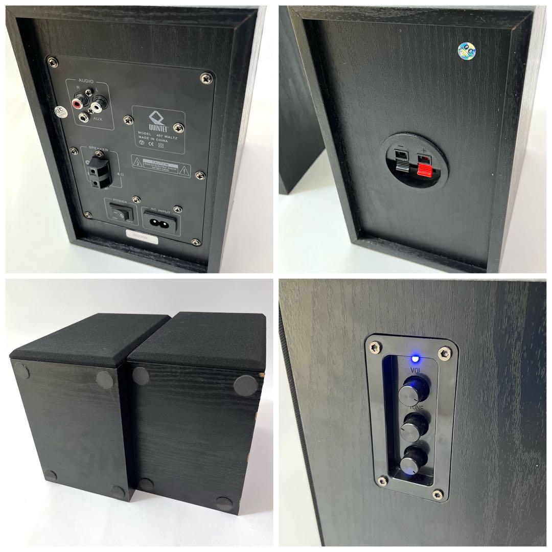 （さ45）QUINTET 407 WALTZ アクティブスピーカー2台セット