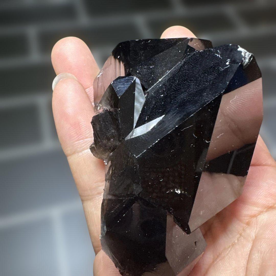 【極上品】アーカンソー産　黒水晶