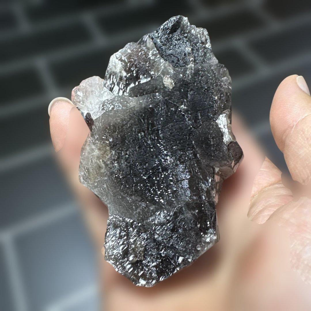 【極上品】アーカンソー産　黒水晶