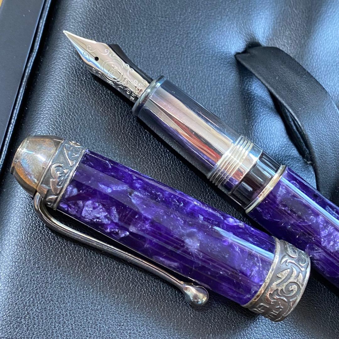 アウロラ　限定万年筆　オチェアーノインディアーノ　EF