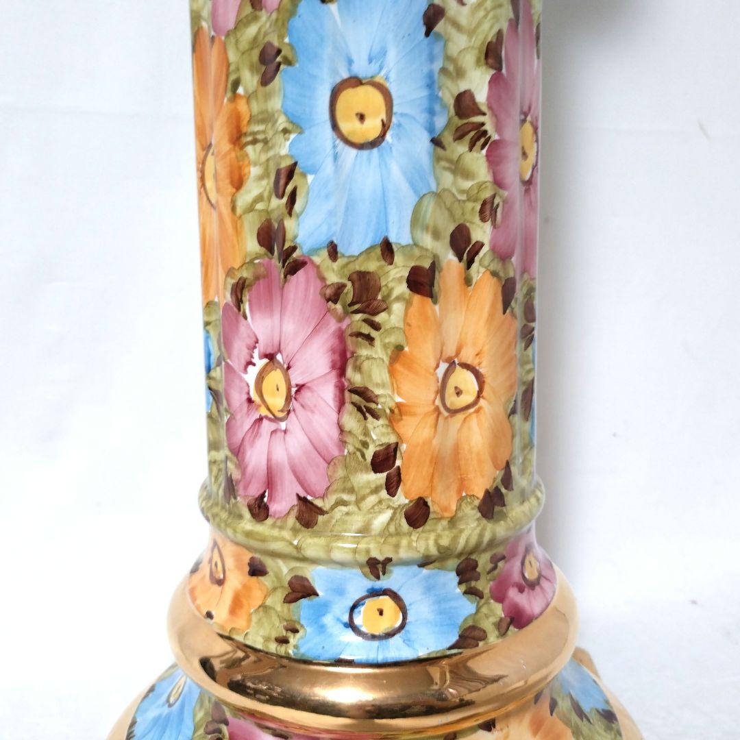 イタリア製　コラム＆ポット　ガーデニングオブジェ　フラワーベース　プランター