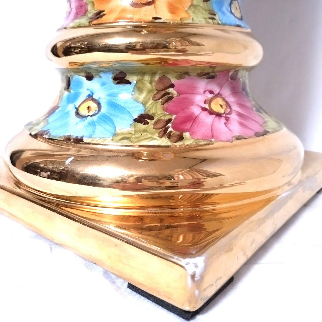 イタリア製　コラム＆ポット　ガーデニングオブジェ　フラワーベース　プランター