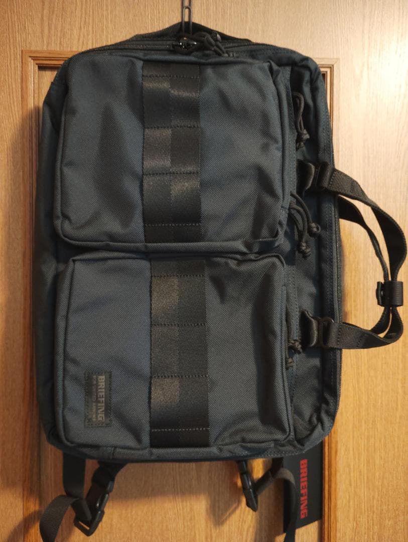 未使用 ユナイテッドアローズ 別注 ブリーフィング 3WAYブリーフケース 紺