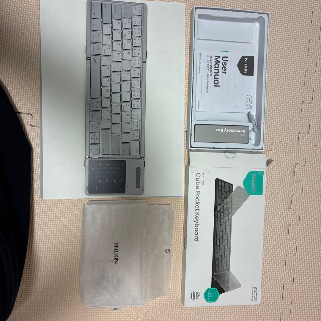 NILLKN Cube Pocket Keyboard シルバー