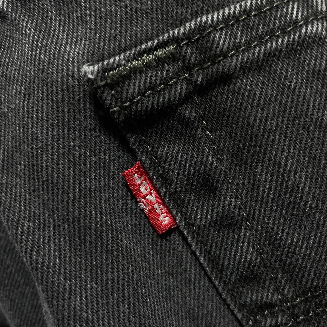 リーバイス 550 w34 l30 ブラックデニム 古着 ジーンズ levi's