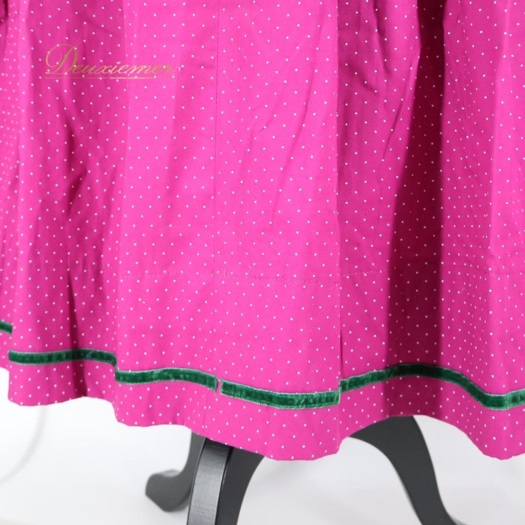 【フォークダンス衣装】ピンク Hammerschmid ワンピース ドレス 緑