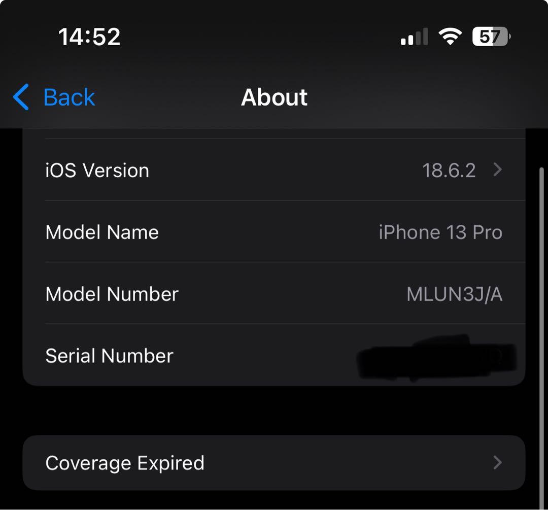 【付属品未使用 箱付き 美品】iPhone 13 Pro 256gbグラファイト