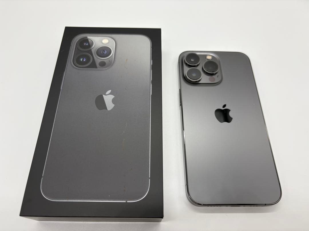 【付属品未使用 箱付き 美品】iPhone 13 Pro 256gbグラファイト