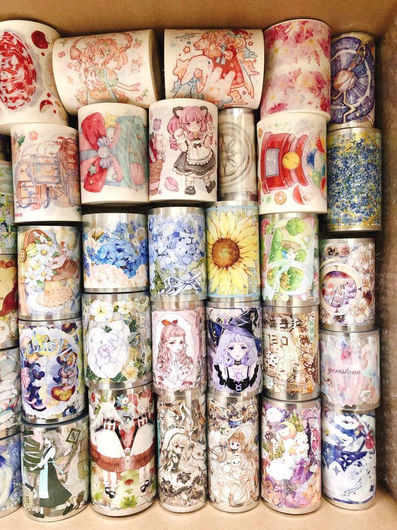 ★ちょまちゃん★【海外マステ 132巻】 大量 コラージュ 人物マステ