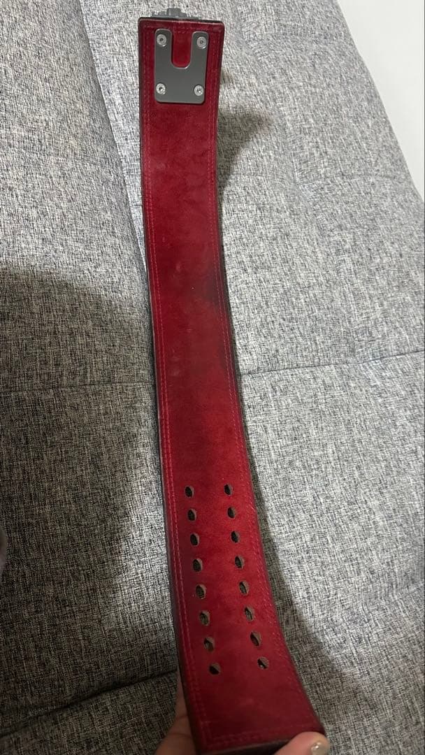 ハ*セ様 SBD トレーニング・パワーベルト 黒/赤　サイズS