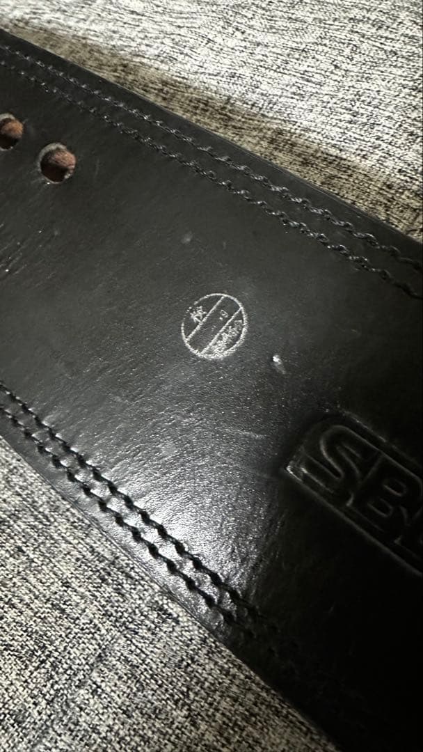 ハ*セ様 SBD トレーニング・パワーベルト 黒/赤　サイズS