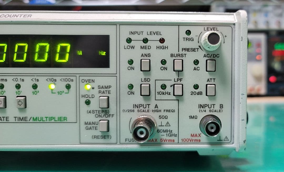 整備品 R5361FREQUENCY COUNTER 0.2mHz-1GHz