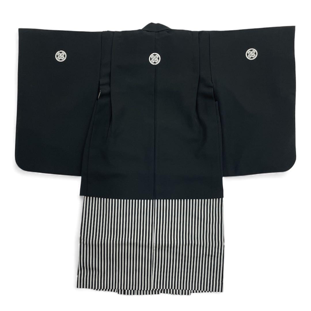 ◎mk-1684　男の子　七五三　紋付袴　7点セット　3歳　　11-25