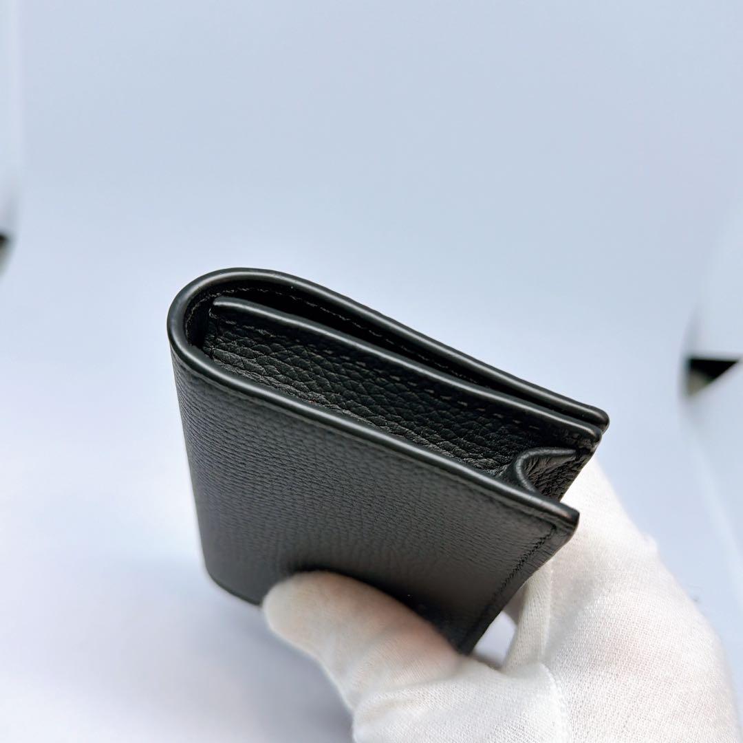 【極美品】LOEWE ロエベ アナグラム ビジネスカードホルダー シルバー