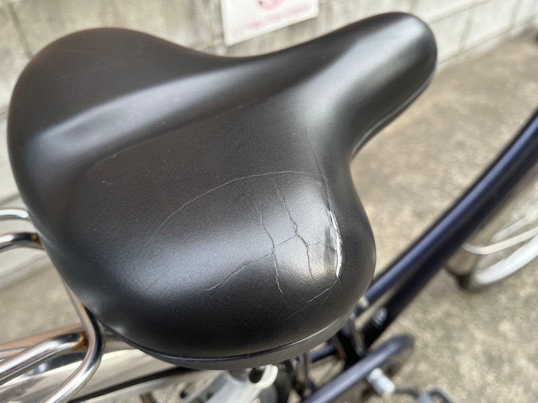 あさひ シティサイクル 前カゴ付／自動点灯ライト・防犯ワイヤー付【国分寺 引取】