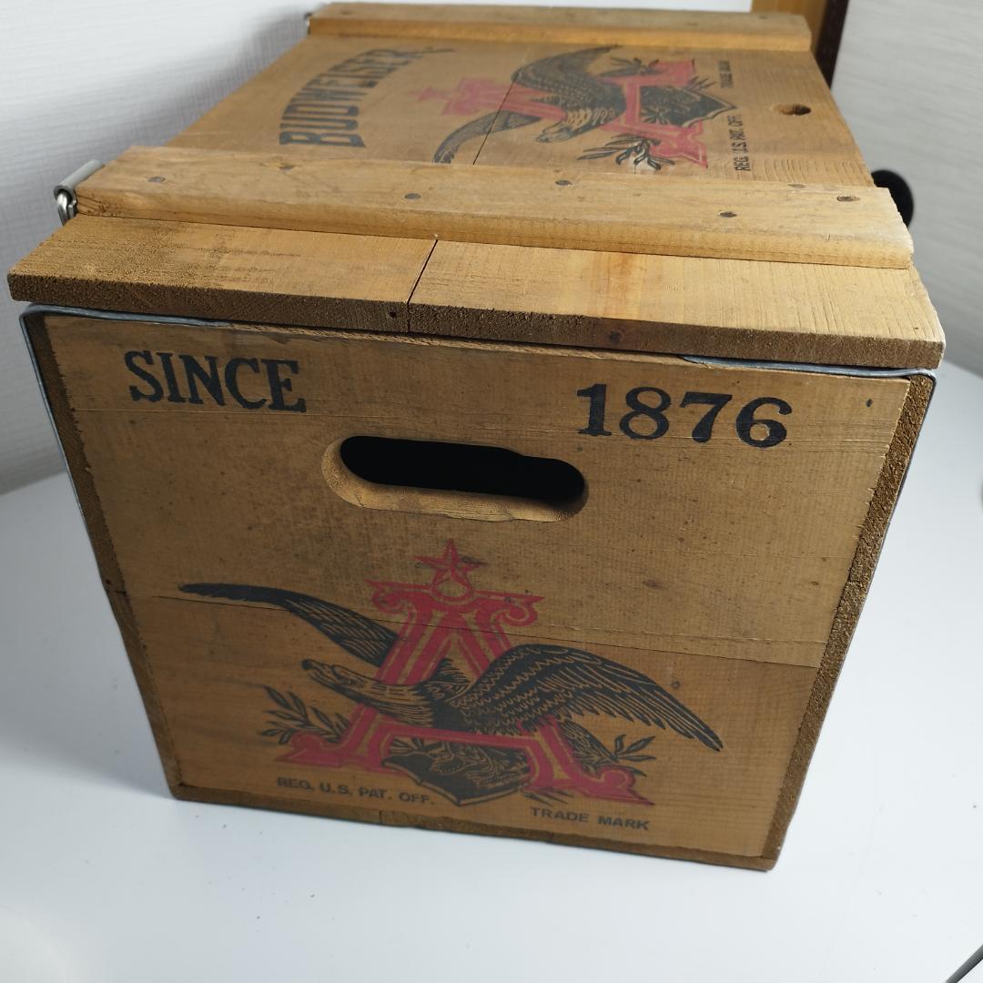 Budweiser バドワイザー 木箱 アンハイザーブッシュ ビンテー II7S