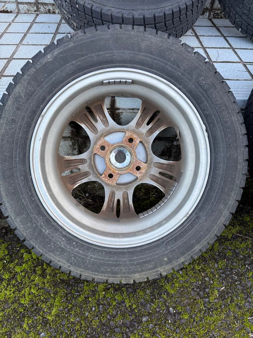 今日だけ！YOKOHAMAスタッドレスタイヤ13インチ ホイールセット