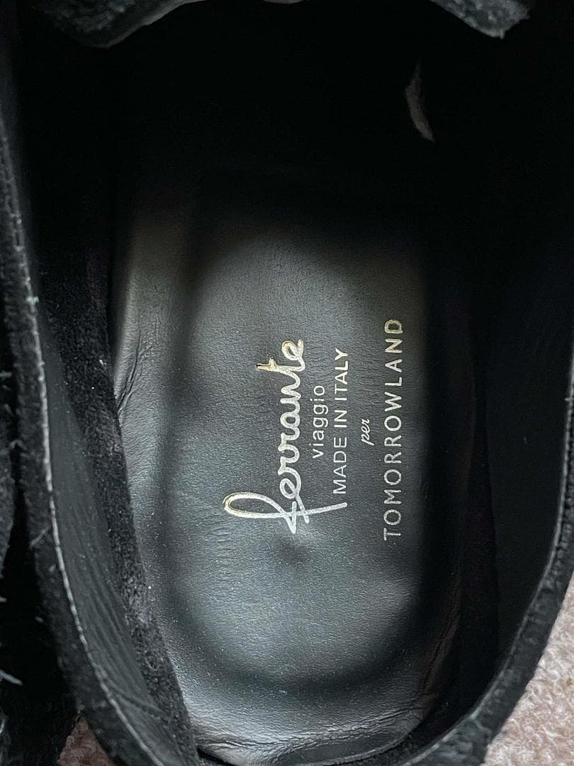 t*7様 ferrante itary tomorrowland スエードシュー