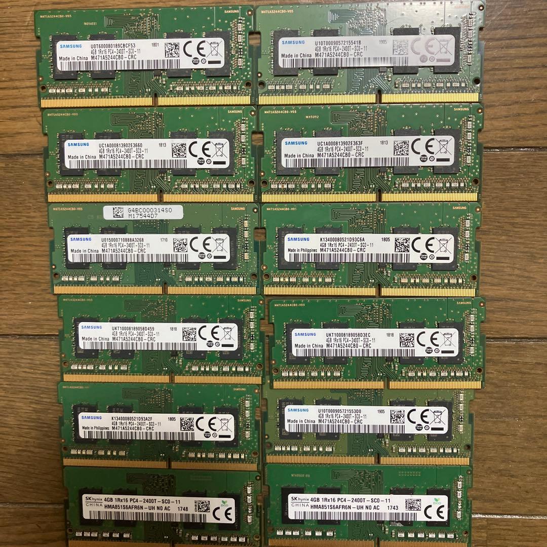 DDR4 4GB メモリ38枚　まとめ売り