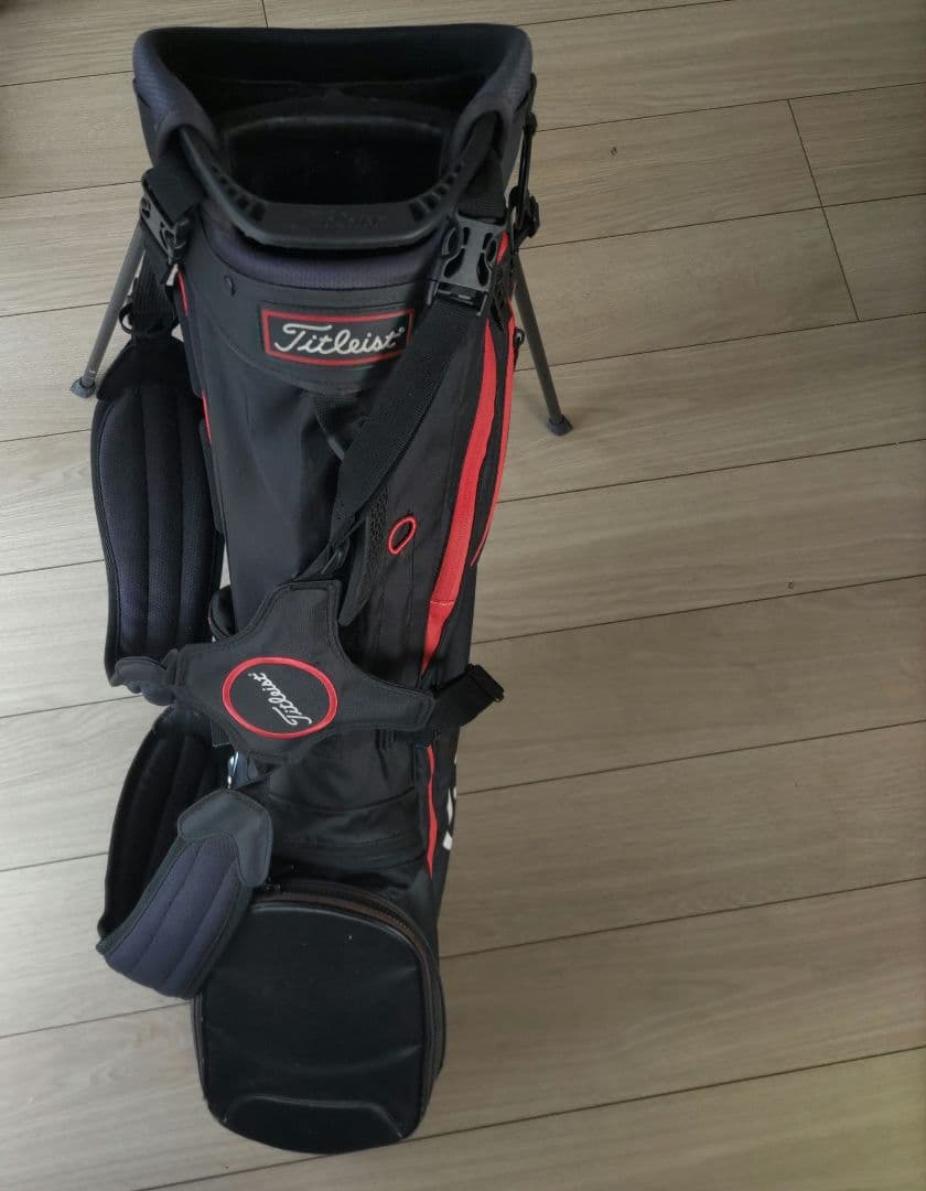 Titleist スタンドバッグ ブラック/レッド