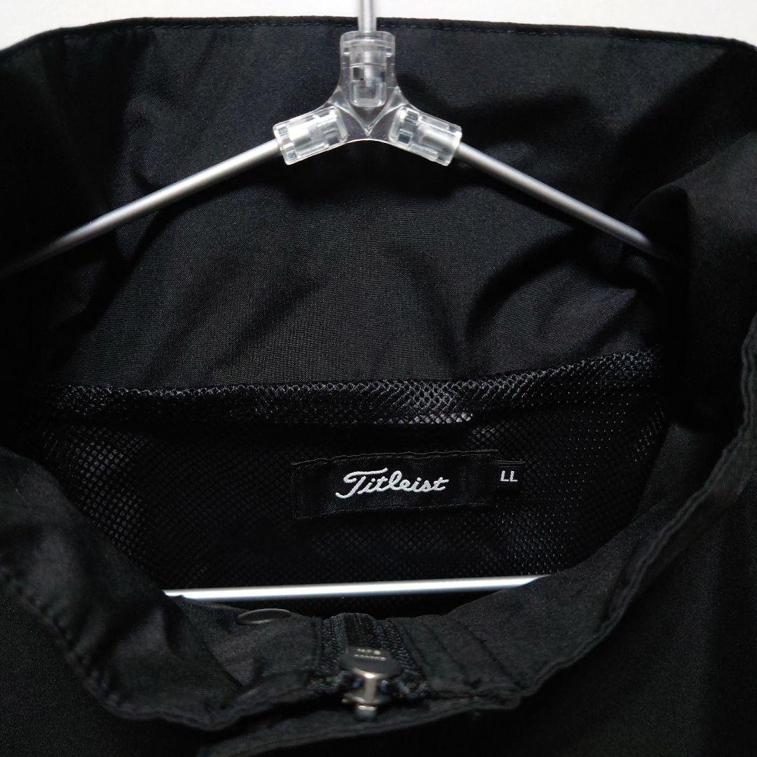 Titleistタイトリスト 黒 LLサイズ レインウェア【美品】