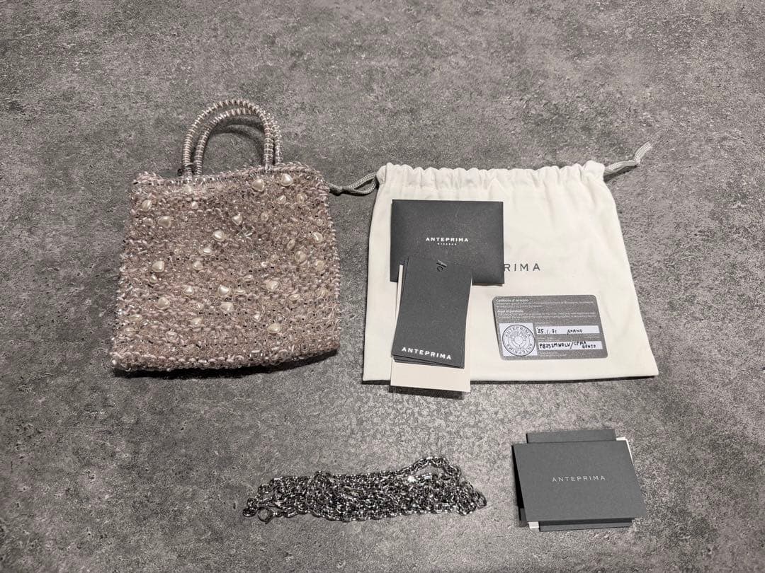 完売品　アンテプリマ　クオーリ ペルラ グリッター　ローズシルバーゴールド