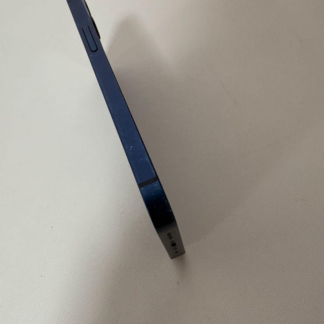 Apple iPhone 12 本体 青色 箱充電ケーブル付きFace ID故障