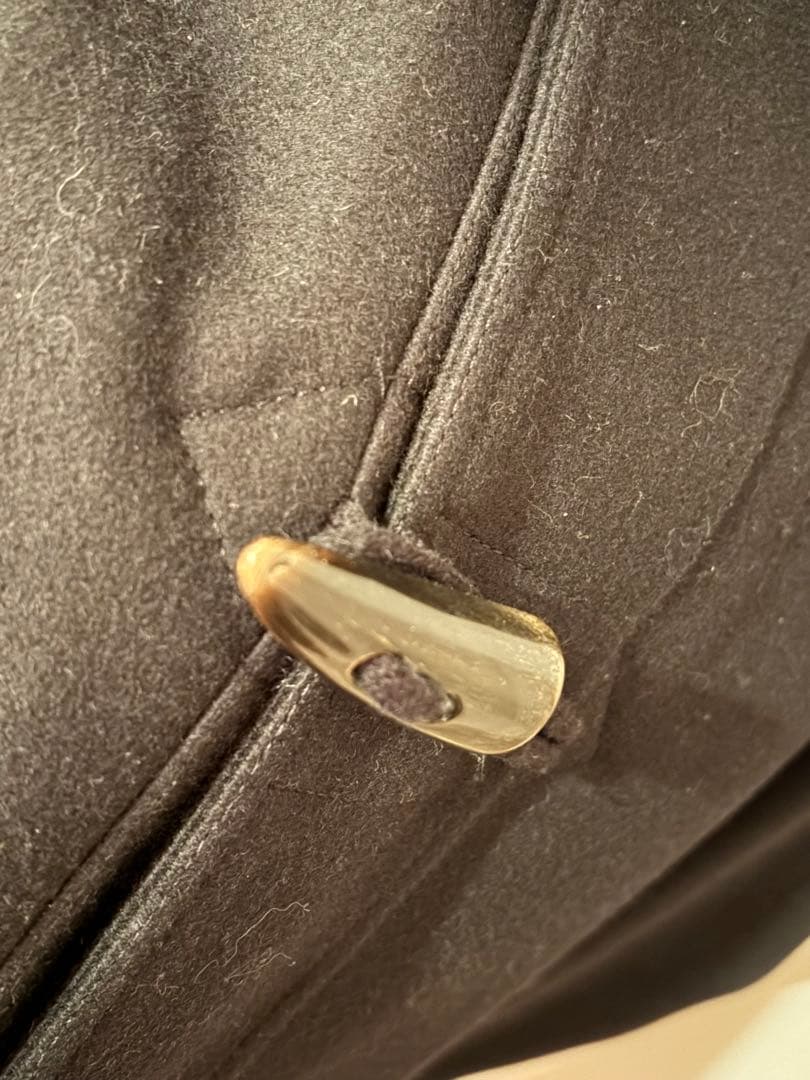 Dior ダッフルジャケット フード付き ブラック S