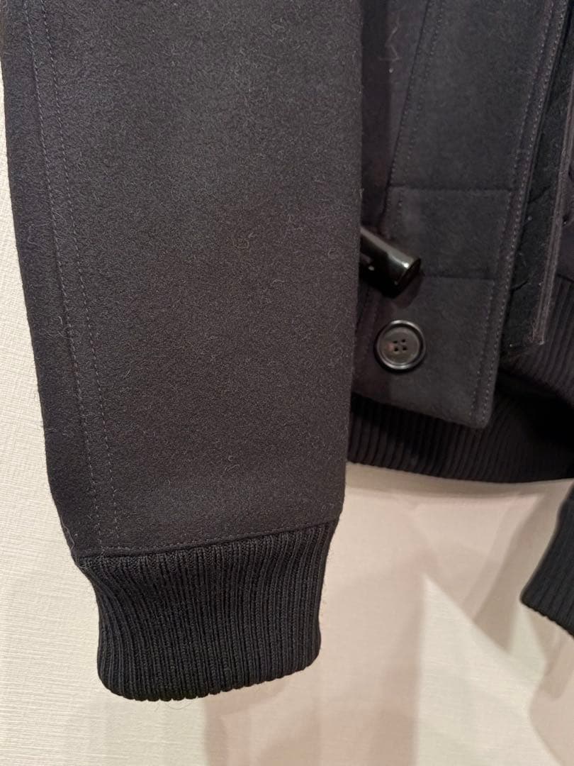 Dior ダッフルジャケット フード付き ブラック S